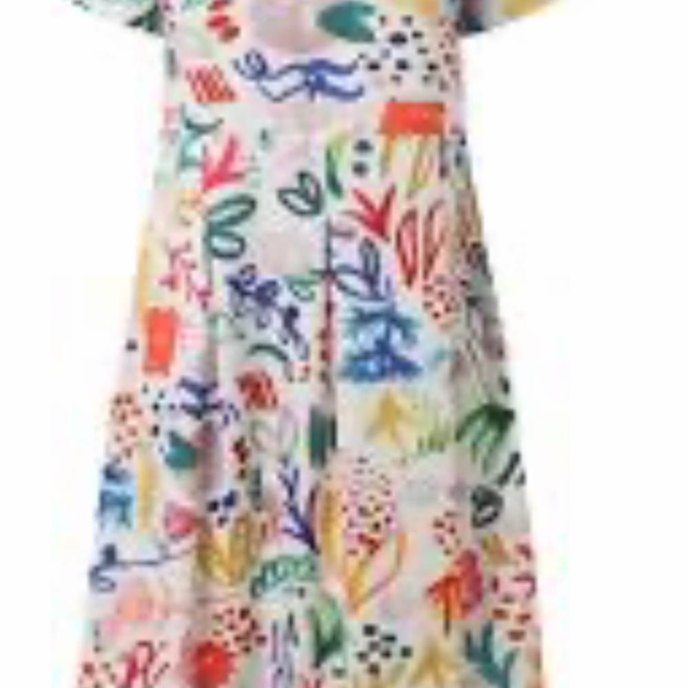 Colorful Patterned Women's Dress - Picture 2 of 2